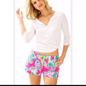 Lilly Pulitzer Luxletic Run Around Shorts Sz S
